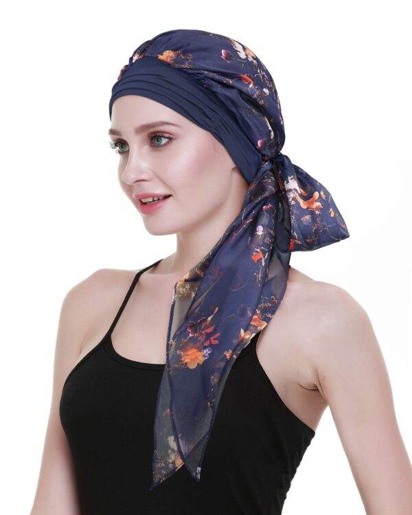 FocusCare Chemo Headwear Turban Scarves Pre-Tied Headwraps Bandana for Cancer-Medical Chem