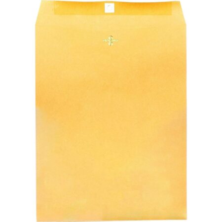 Mead Mailing Envelopes, Clasp Closure, 10" X 13", All-Purpose 24-lb Paper, Brown Kraft Mat