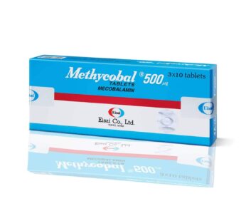 Methycobal 500 mcg tablets Mecobalamin (Packing 3 × 10’s) Product of Eisai, Japan, Effecti