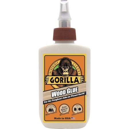 Gorilla Wood Glue, 4 Ounce Bottle, Natural Wood Color, (Pack of 1)