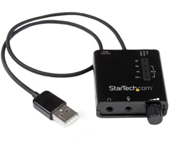 StarTech.com USB Sound Card w/ SPDIF Digital Audio & Stereo Mic   External Sound Card for