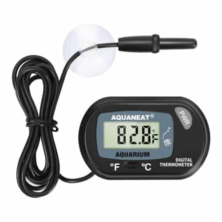 AQUANEAT Aquarium Thermometer, Reptile Thermometer, Fish Tank Thermometer, Digital Thermom