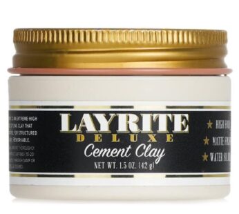 Layrite Deluxe Cement Hair Clay, 1.5 Ounce