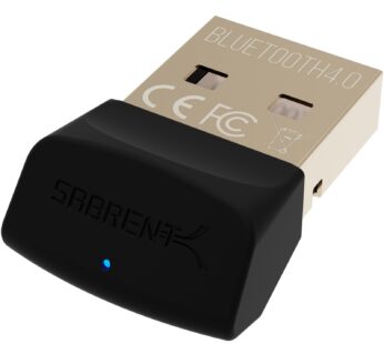 SABRENT USB Bluetooth 4.0 Micro Adapter for PC [v4.0 Class 2 with Low Energy Technology] (