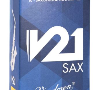 Vandoren SR8135 Alto Saxophone V21 Reeds Strength 3.5; Box of 10