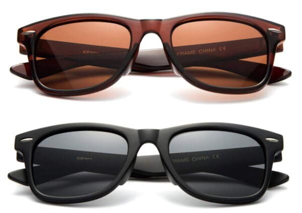 Kids Toddler Baby 80's Classic Vintage Retro Polarized Sunglasses (1-6 Years)