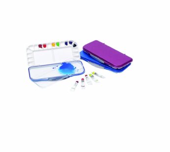 Mijello Airtight Watercolor 18-Well Blue Palette