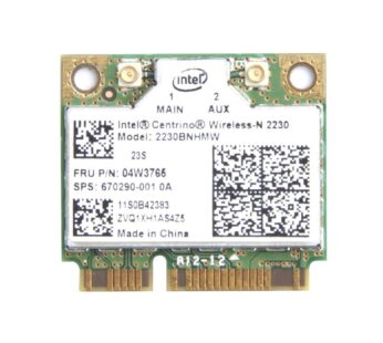 Intel Centrino 2230 Mini PCI Express Bluetooth 4.0 2230BNHMW IEEE 802.11n Wi-Fi/Bluetooth