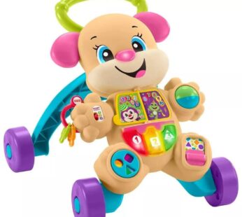 Fisher-Price Baby Toy Laugh & Learn Smart Stages Learn with Sis Walker with Music Lights &