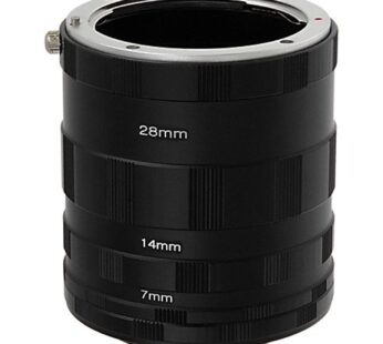 Fotodiox Macro Extension Tube Set Compatible with Nikon F Mount Cameras for Extreme Close-