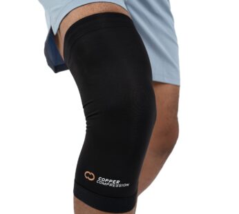 Copper Compression Knee Sleeve – Copper Infused Knee Stabilizer Support Brace for Meniscus