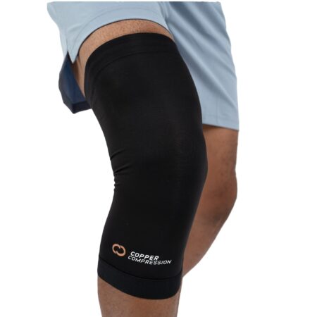 Copper Compression Knee Sleeve - Copper Infused Knee Stabilizer Support Brace for Meniscus
