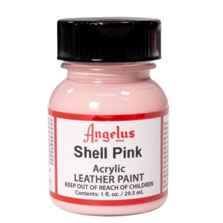 Angelus Acrylic Leather Paint, 1 oz, Shell Pink - Image 2