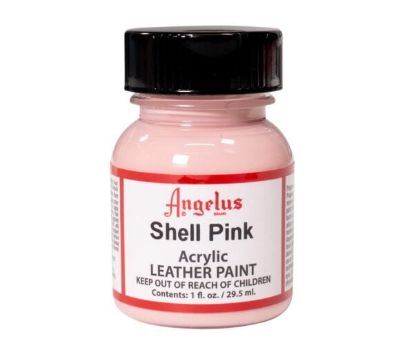 Angelus Acrylic Leather Paint, 1 oz, Shell Pink