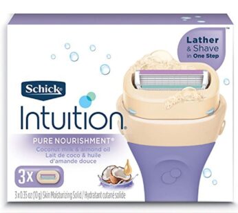 Schick Intuition Pure Nourishment Coconut Razor Refill 3 Cartridges