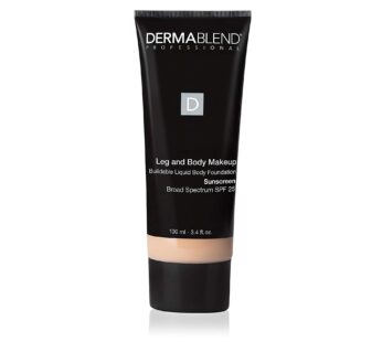 Dermablend Leg and Body Makeup Foundation with SPF 25, 10N Fair Ivory, 3.4 Fl. Oz.