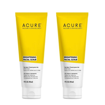 Acure Organics Brightening Facial Scrub, 4 fl. oz, Pack of 2 - Image 2
