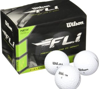 WILSON Staff F.L.I. Golf Balls (Pack of 12) White