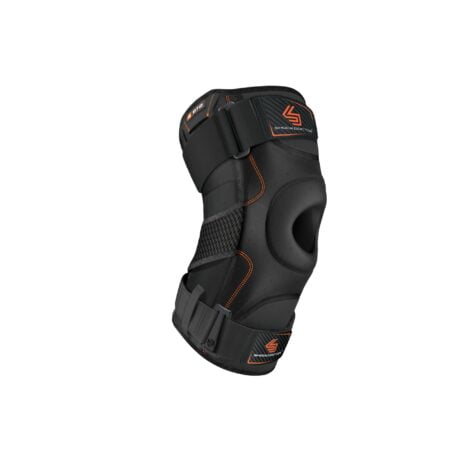 Shock Doctor Knee Support with Dual Hinges (Black, Large) - Image 2