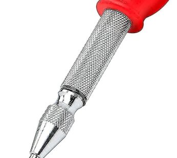 NEIKO 02638A 5-Inch Automatic Center Punch for Metal, Adjustable Impact Spring Loaded Cent