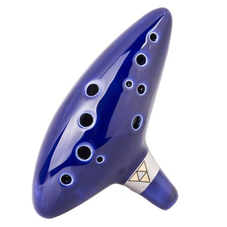 TOTMC Legend of Zelda Ocarina of Time Triforce Link 12 Hole Alto C Mediant Tone Ocarina Ze