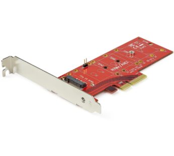 StarTech.com M2 PCIe SSD Adapter – x4 PCIe 3.0 NVMe / AHCI / NGFF / M-Key – Low Profile an