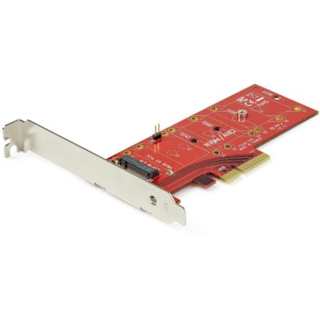 StarTech.com M2 PCIe SSD Adapter - x4 PCIe 3.0 NVMe / AHCI / NGFF / M-Key - Low Profile an