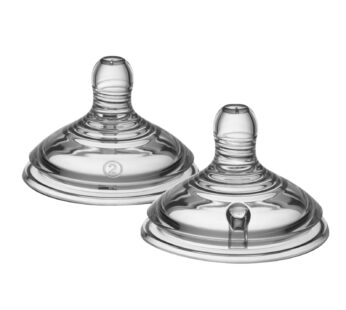 Tommee Tippee Closer to Nature Baby Bottle Nipples, Breast-like, Anti-Colic Valve, Soft Si