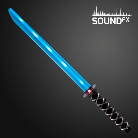 Deluxe Ninja LED Light up Sword with Motion Activated Clanging Sounds - Image 2