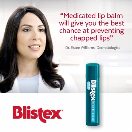 Blistex Medicated Lip Balm, 0.15 Ounce, 3 Count (Pack of 1) Prevent Dryness & Chapping, SP - Image 9