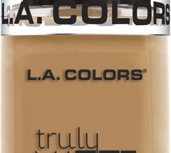 L.A. COLORS Truly Matte Foundation, Warm Honey, 1.35 Fl. Oz.