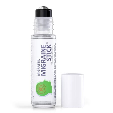 Migrastil Migraine Stick  Rollon - Fast Cooling Comfort for Your Head. Aromatherapy with P - Image 2