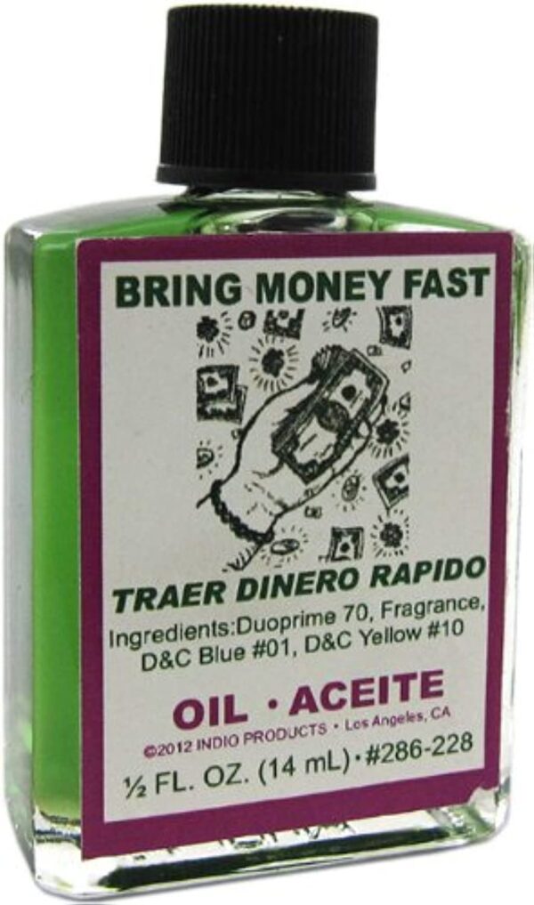 Indio Products Bring Money Fast Oil 1/2 fl. oz.