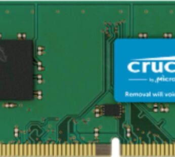 Crucial RAM 4GB DDR4 2400 MHz CL17 Desktop Memory CT4G4DFS824A Green/Black