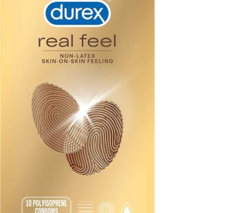 Durex Avanti Bare RealFeel Non-Latex Condom, 10 ct (Pack of 2)