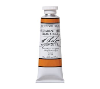 M. Graham Artist Oil Paint Transparent Yellow Iron Oxide 1.25oz/37ml Tube