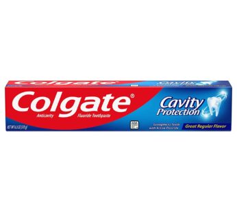 Colgate Cavity Protection Regular Fluoride Toothpaste, White, 6 oz