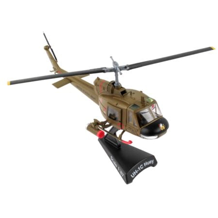 Daron Worldwide Trading Daron Postage Stamp UH-1 Huey Gunship 1:87 Vehicle - Image 2