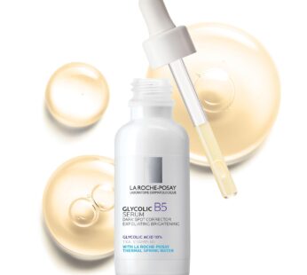 La Roche-Posay Glycolic Acid Serum with Kojic Acid and Vitamin B5, Reduces Dark Spots and