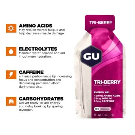 GU Energy Original Sports Nutrition Energy Gel, Vegan, Gluten-Free, Kosher, and Dairy-Free - Image 2