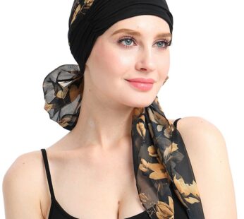 Soft Chemo Turban Bandana Pre-Tied Scarves Head Wrap Cancer Headwear