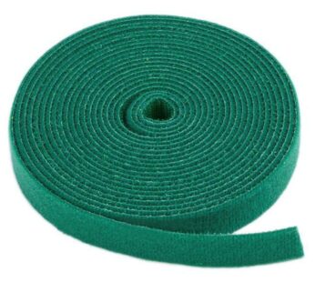 Hook & Loop Fastening Tape, 3/4-inch Wide, 5 Yards/Roll – Green