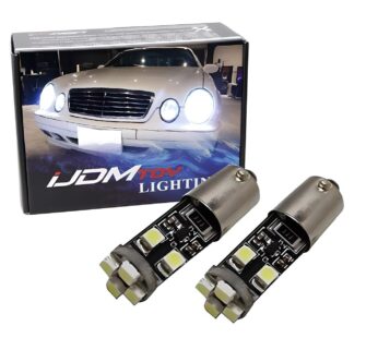 iJDMTOY 8-SMD Error Free BA9 64132 H6W Replacement Bulbs Compatible With European Cars Par