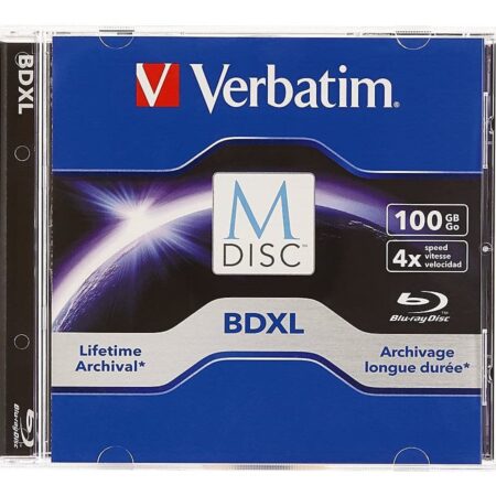 Verbatim M DISC BDXL 100GB 6X with Branded Surface Blank Blu-Ray Recordable Media ? 1pk Je - Image 2