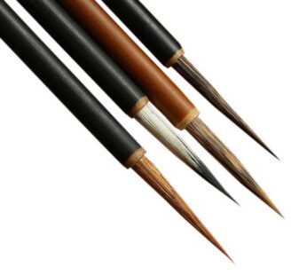 Tonhpxh UE Store Set of 4 Chinese Painting Brushes Set Flower Bird Line-Drawing Brushes