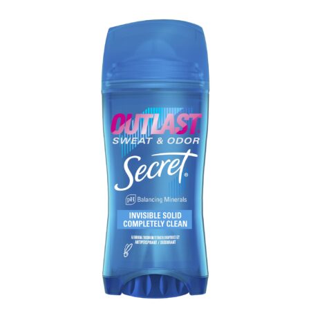 Secret Outlast Antiperspirant Deodorant for Women, Invisible Solid, Completely Clean Scent - Image 2