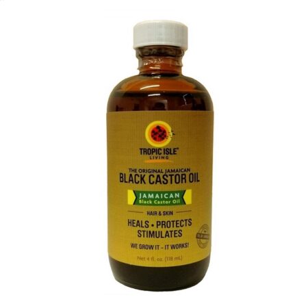 Tropic Isle Living Jamaican Black Castor Oil Glass Bottle (4 oz) - Image 2