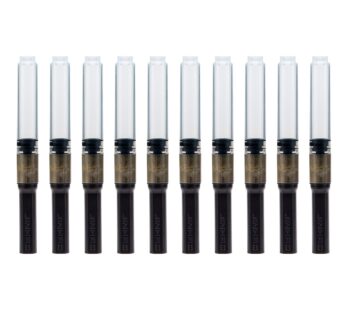 Lanxivi Jinhao Metal Fountain Pen Ink Converter, Pack of 10, Fit for Jinhao,Baoer, Fuliwen