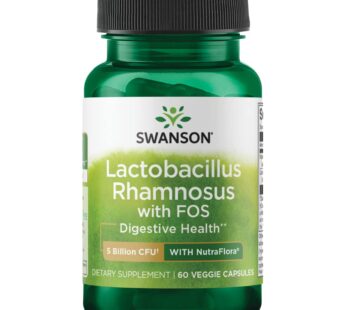 Swanson Lactobacillus Rhamnosus with FOS – Probiotic Supplement Supports Digestive Health