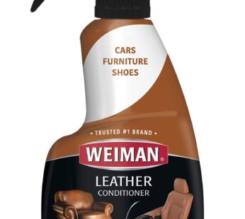 Weiman Leather Cleaner and Conditioner for Furniture – Cleans Conditions and Restores Leat